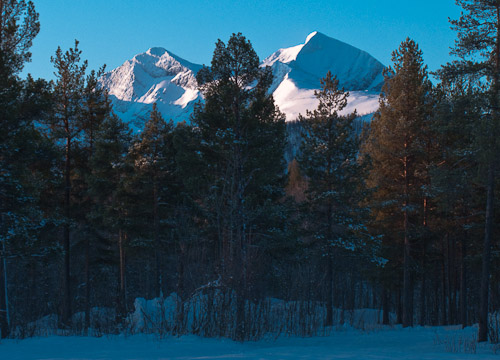 Alpenglow  - Ice Raven - Sub Zero Adventure - Copyright Gary Waidson, All rights reserved.