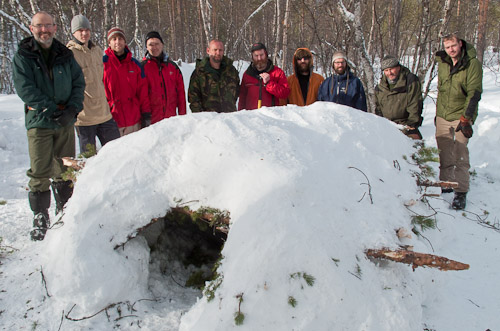 Arctic Course Group Shot - Ice Raven - Sub Zero Adventure - Copyright Gary Waidson, All rights reserved.