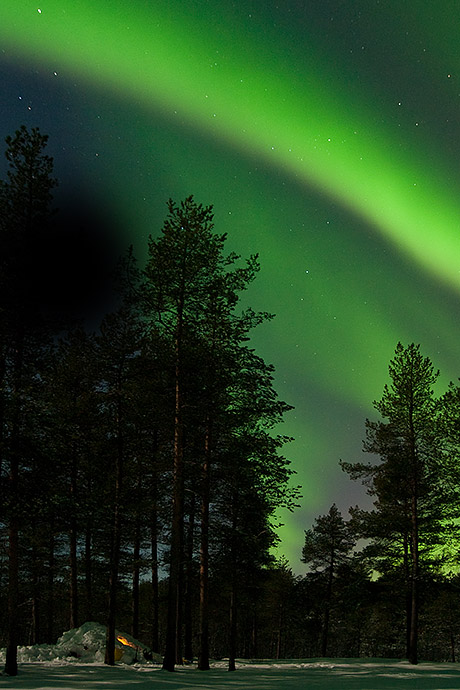 Aurora Borealis - Ice Raven - Sub Zero Adventure - Copyright Gary Waidson, All rights reserved.