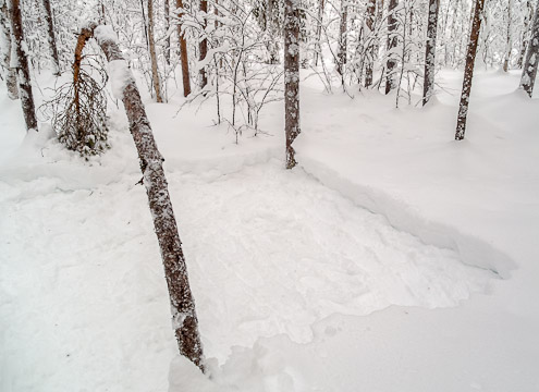 Compacted Floor - Ice Raven - Sub Zero Adventure - Copyright Gary Waidson, All rights reserved.