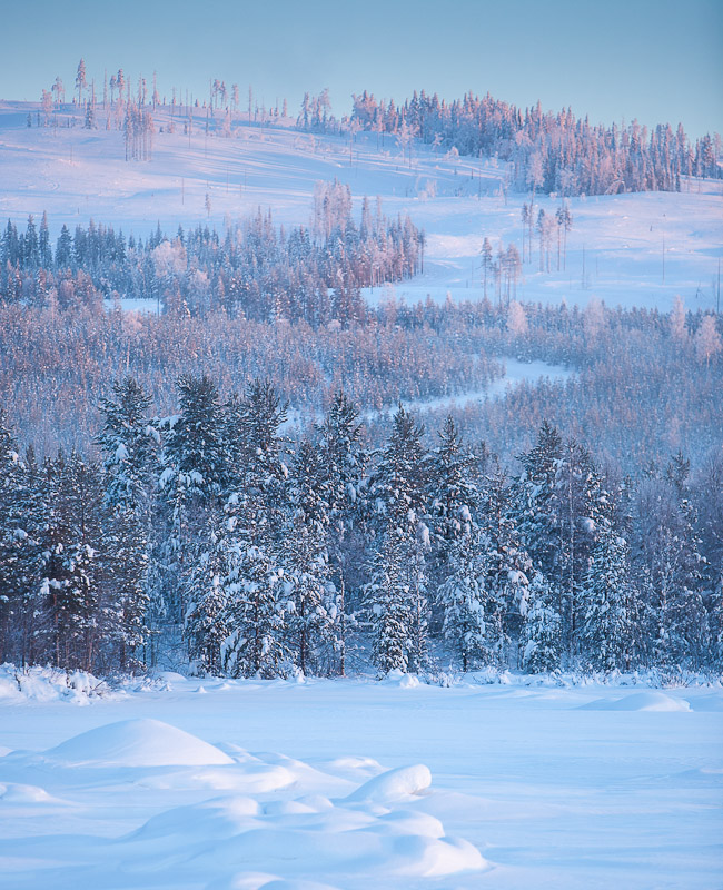 Dawn Light over the River - Ice Raven - Sub Zero Adventure - Copyright Gary Waidson, All rights reserved.