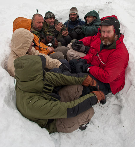 Emergency Snow Shelter - Ice Raven - Sub Zero Adventure - Copyright Gary Waidson, All rights reserved.