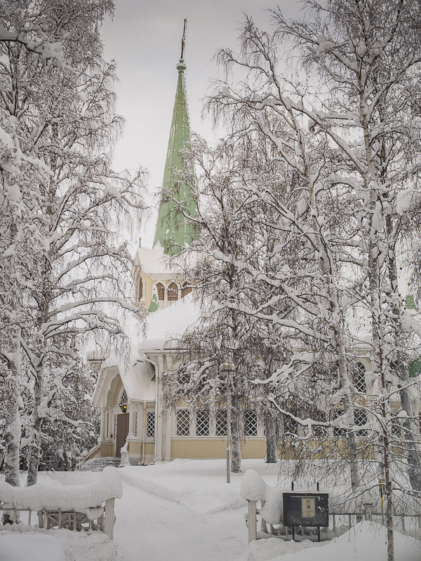 Jokkmokk Church - Ice Raven - Sub Zero Adventure - Copyright Gary Waidson, All rights reserved.