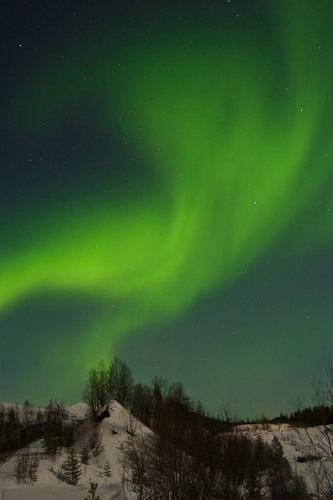 Northern  Lights - Ice Raven - Sub Zero Adventure - Copyright Gary Waidson, All rights reserved.