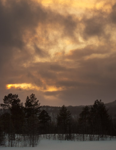 Norwegian Sunset  - Ice Raven - Sub Zero Adventure - Copyright Gary Waidson, All rights reserved.