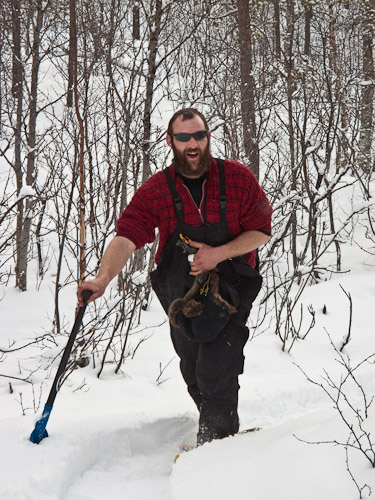 Pete on Arctic Course - Ice Raven - Sub Zero Adventure - Copyright Gary Waidson, All rights reserved.